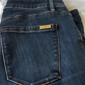 White House Black Market Dark Blue Skinny Jeans